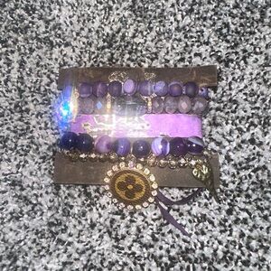 SANDRA LING GLAM BRACELET STACKS MANY COLORS AND STYLES